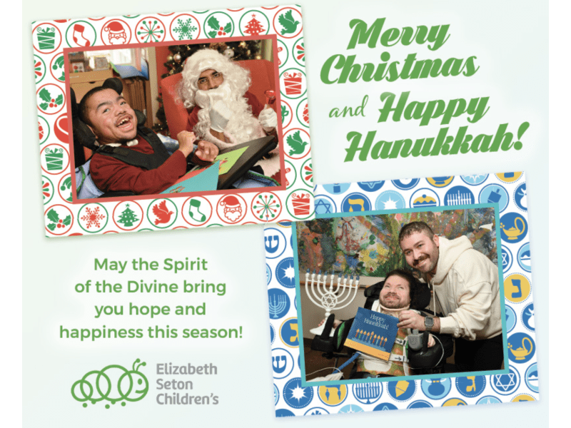 Elizabeth Seton Children’s Eblast Graphics and Social Media Ads