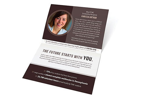 The Commonwealth Medical College: TCMC – Scholarship Fund Direct Mail Series